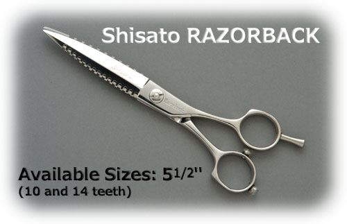Shisato Razorback Thinning Shears